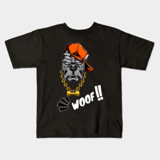 HIP HOP MAD DOG SET DESIGN Kids T-Shirt